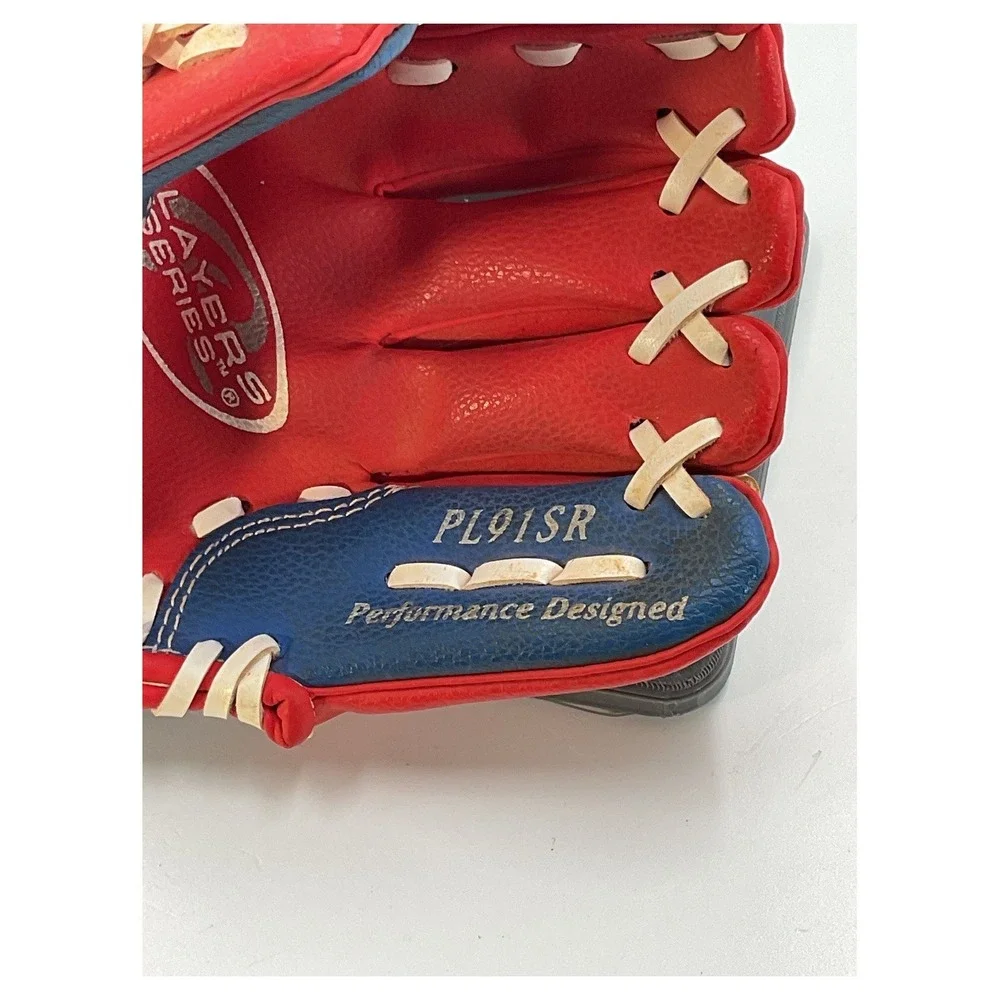Rawlings Players Series Youth Baseball‎ Glove PL91SR Red Blue